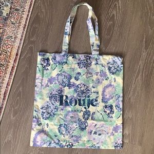 rouje floral tote bag
